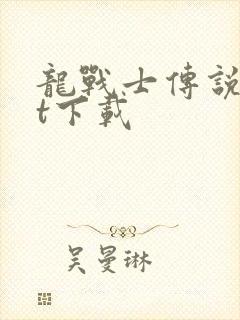 龙战士传说txt下载