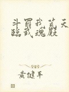 斗罗我荒天帝降临武魂殿