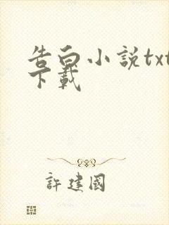 告白小说txt下载