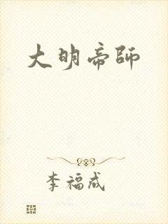 大明帝师封面