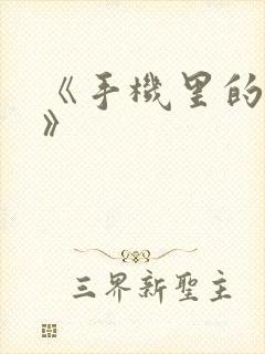 《手机里的秘密》封面