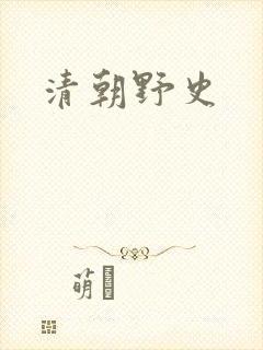 清朝野史