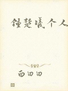 钟楚曦个人简历