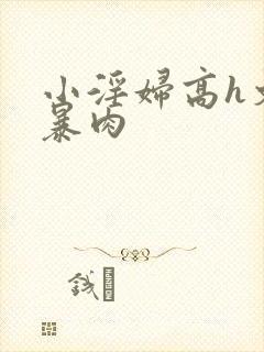 小淫妇高h文黄暴肉