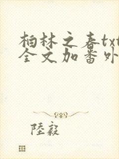 柏林之春txt全文加番外