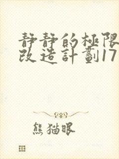 静静的极限自我改造计划17