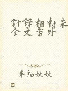 针锋相对未删减全文番外