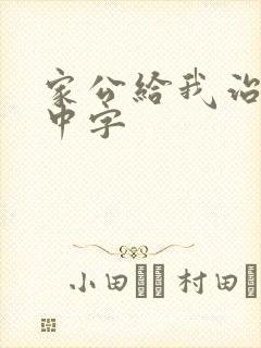 家公给我治疗5中字