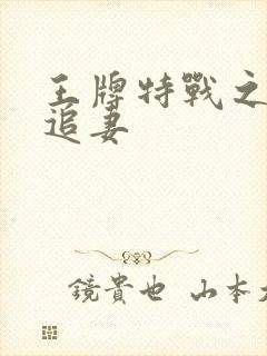 王牌特战之军少追妻封面