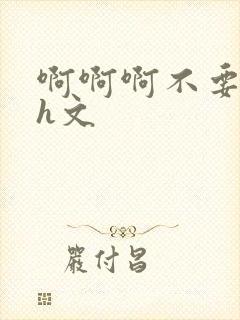 啊啊啊不要啊高h文