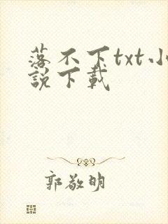 落不下txt小说下载