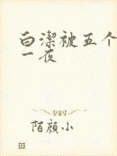 白洁被五个人玩一夜