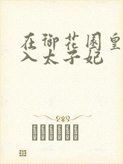 在御花园皇上进入太子妃封面