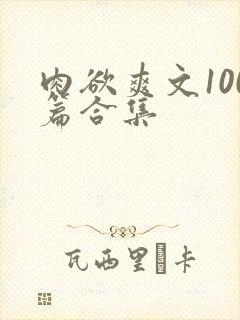 肉欲爽文100篇合集封面