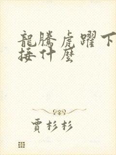 龙腾虎跃下一句接什么