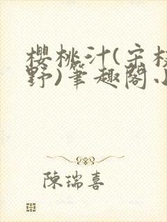 樱桃汁(宋枝江野)笔趣阁小说封面