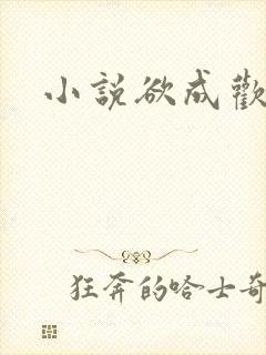 小说欲成欢封面