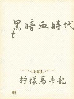 黑暗血时代txt封面