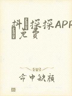 抖抈探探APP汅免费封面
