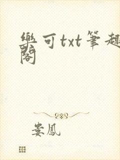 乐可txt笔趣阁
