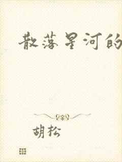 散落星河的记忆封面