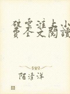 破云淮上小说免费全文阅读