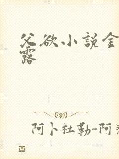 父欲小说金银花露