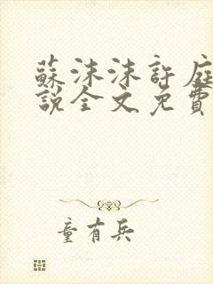 苏沫沫许庭川小说全文免费阅读