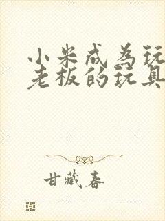 小米成为玩具店老板的玩具