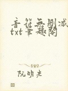 音符无删减全文txt笔趣阁