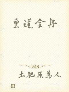 皇道金丹封面