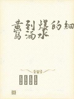 黄到爆的细节描写滴水封面