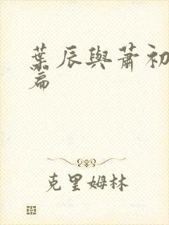 叶辰与萧初然全篇