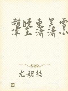 赵晓东吴雪晴郑伟王潇潇小说名字