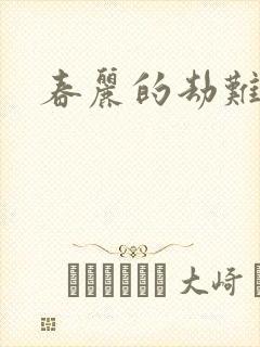 春丽的劫难封面