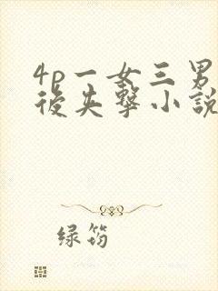 4p一女三男前后夹击小说