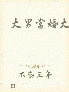大男当婚大结局