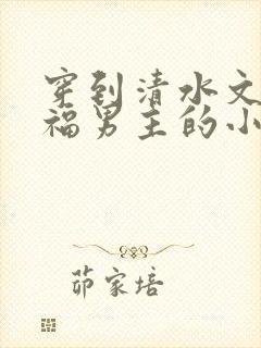 穿到清水文里造福男主的小说