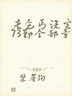 老乞丐没完没了73节全部章节内容