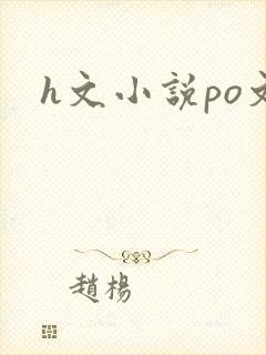 h文小说po文封面
