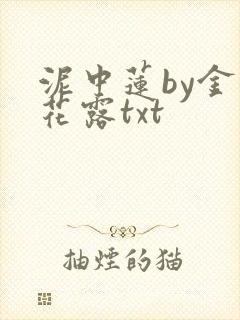 泥中莲by金银花露txt封面