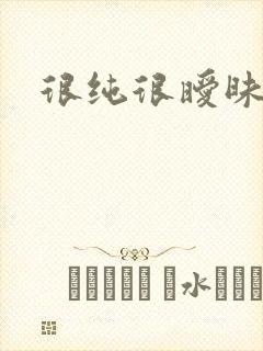 很纯很暧昧小说