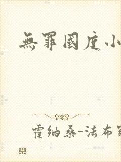 无罪国度小说封面