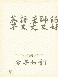 英语老师的小兔子又大又好吃