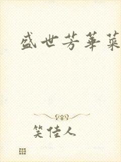 盛世芳华菜谱封面