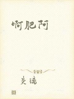啊肥阿封面