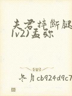 夫君摔断腿后(1v2)孟弥