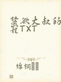 禁欲大叔的心尖宠TXT封面