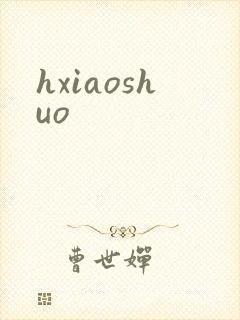 hxiaoshuo封面