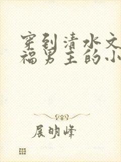 穿到清水文里造福男主的小说